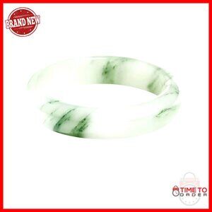 Natural Quartzite Jade Bangle Bracelet Traditional Chinese Feng Shui Elegant